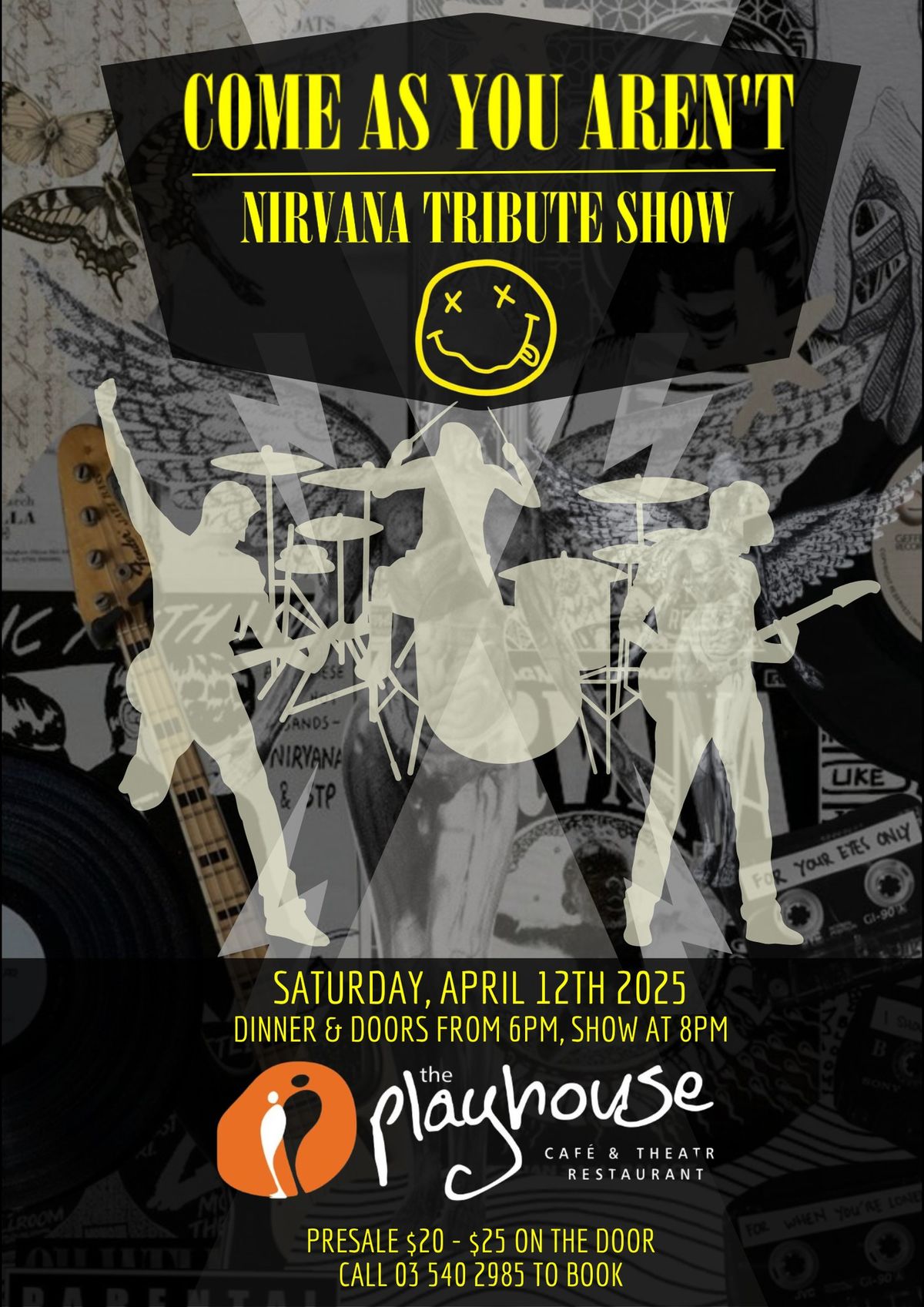 Come As You Aren't: Nirvana Tribute Band