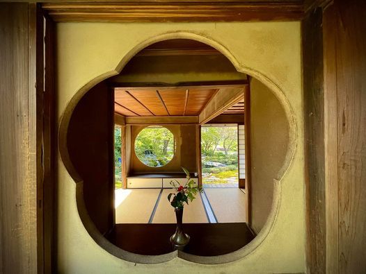 江戸末期の茶室を特別公開 円窓のある風景 旧三井家下鴨別邸 Kyoto Shi 8 May 21
