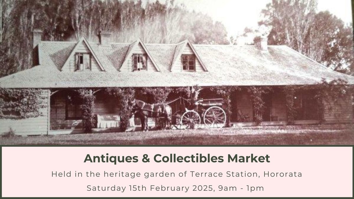 Antiques & Collectibles Market @ Terrace Station, Hororata