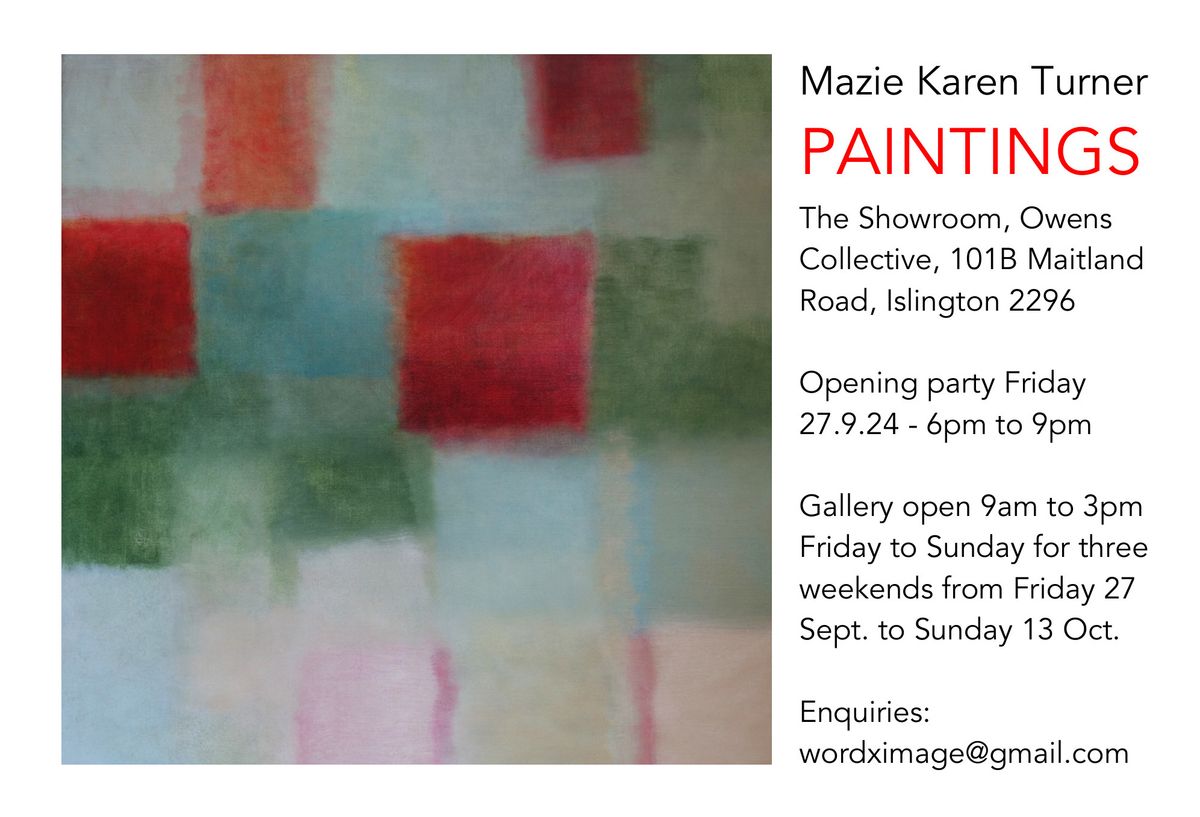 Mazie Turner: Paintings