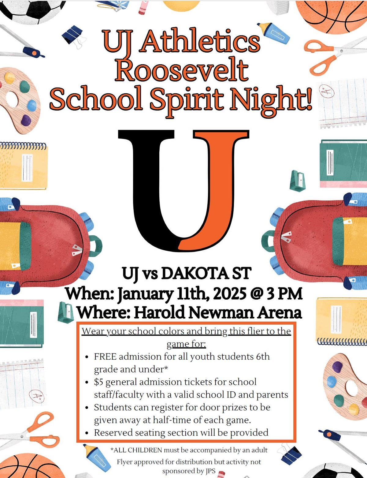 Roosevelt School Spirit Night