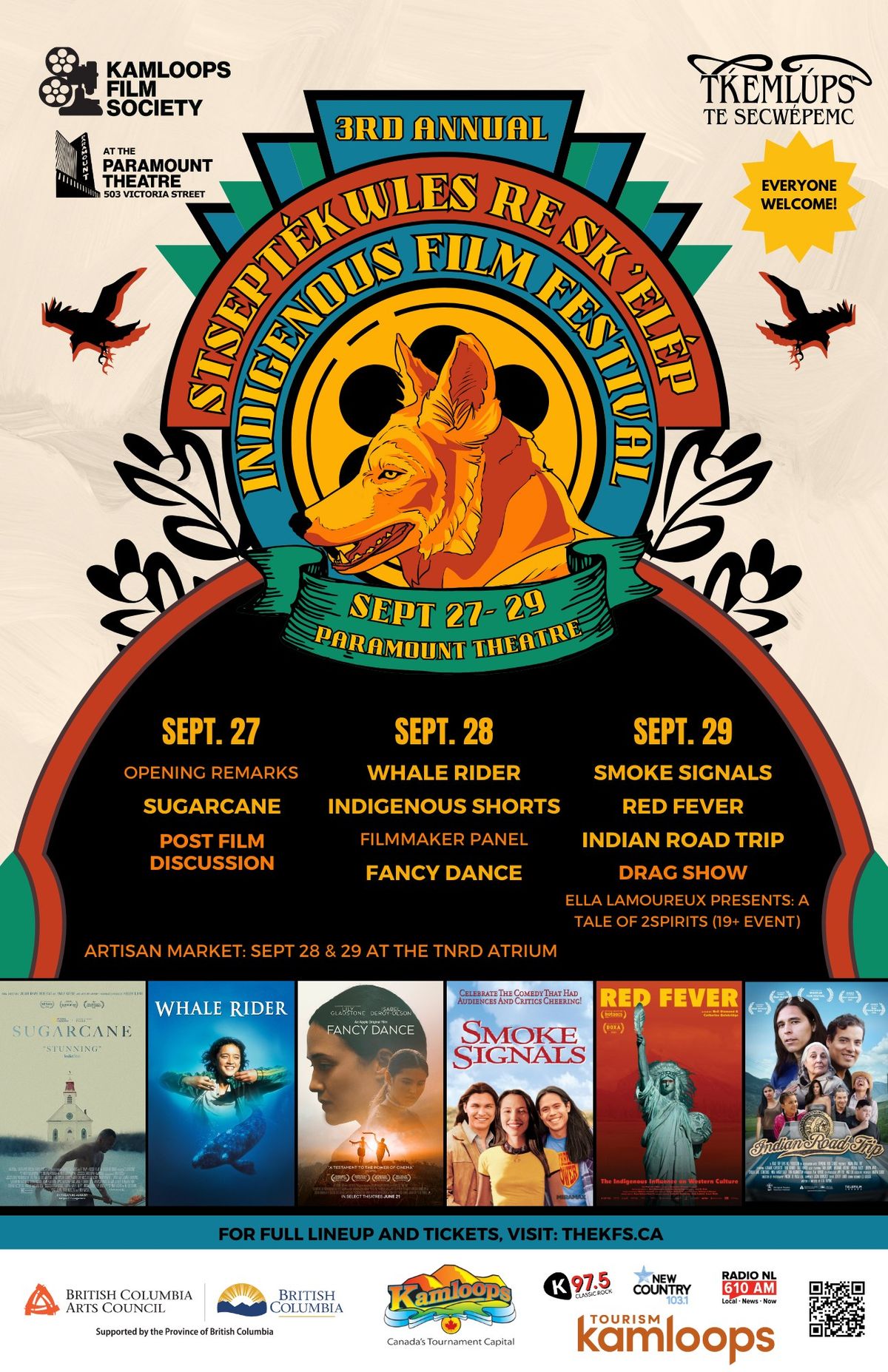 Stsept\u00e9kwles re Sk\u2019el\u00e9p (Coyote Stories) Indigenous Film Festival