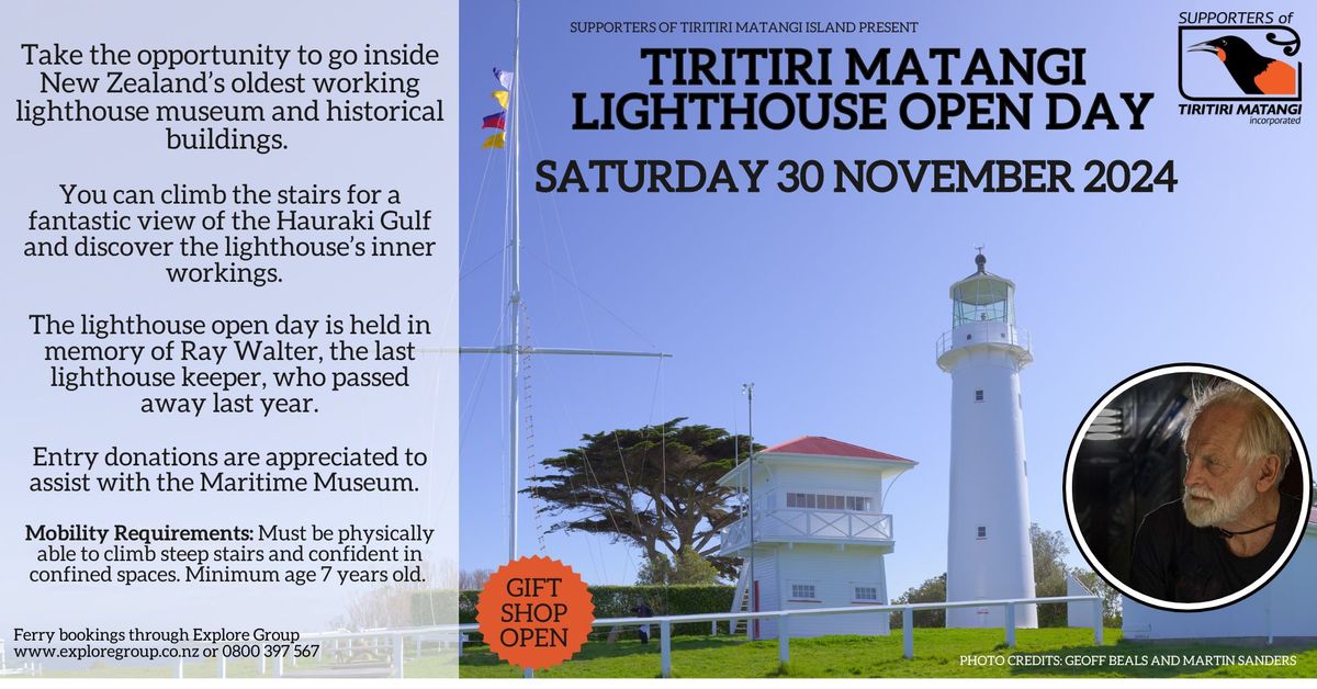 Tiritiri Matangi Lighthouse Open Day