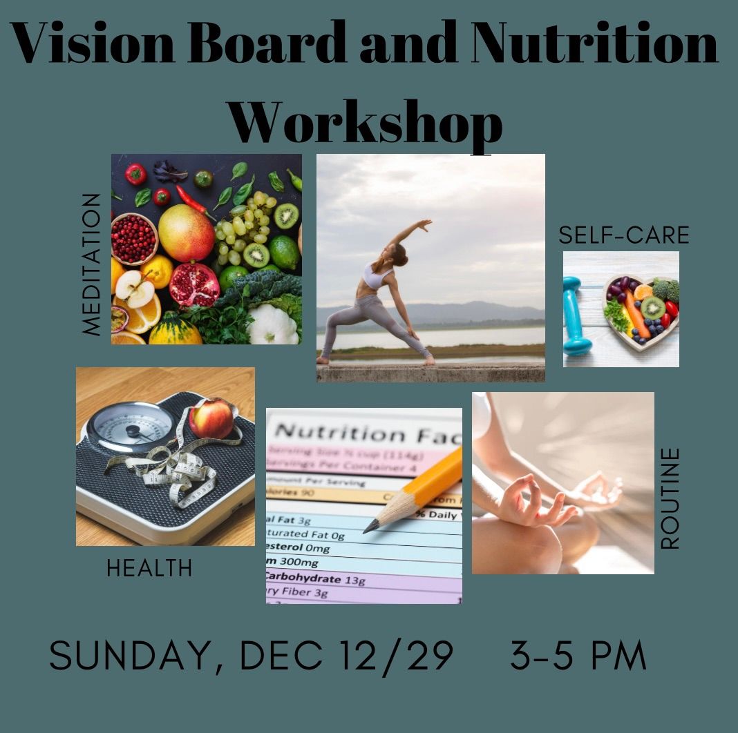 2025 Vision Board and Nutrition Workshop