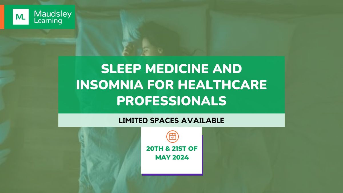 Sleep medicine and insomnia for healthcare professionals