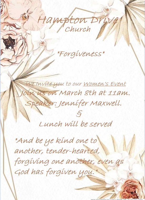 Hampton Drive Baptist Church Spring Women's Event