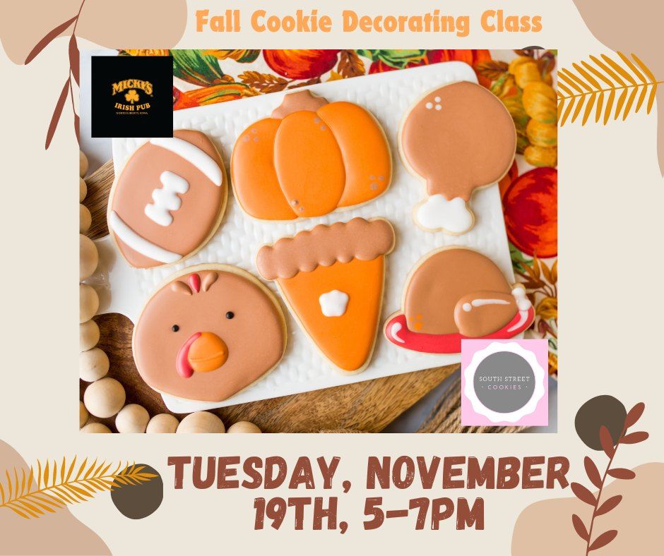 Fall Cookie Decorating Class at Micky's!