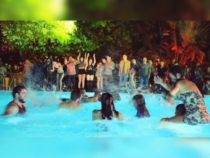 Night Pool Party