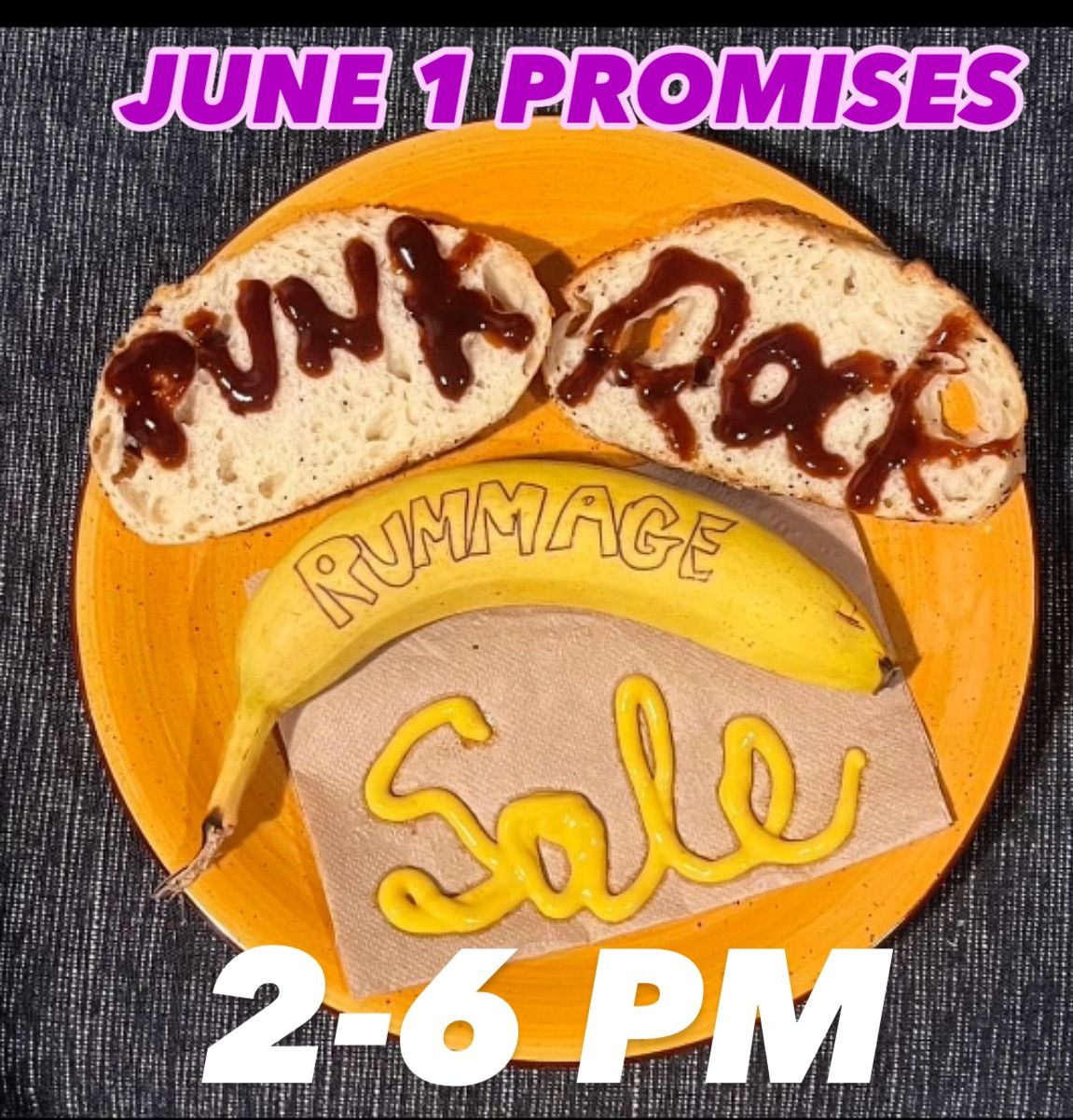 PROMISES hosts PUNK ROCK RUMMAGE SALE