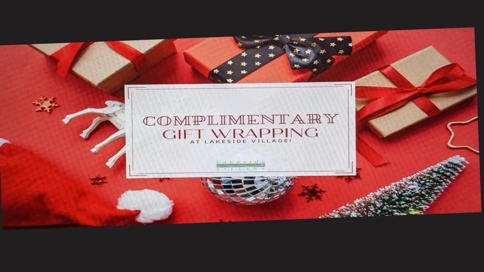 Complimentary Gift Wrapping at Lakeside Village