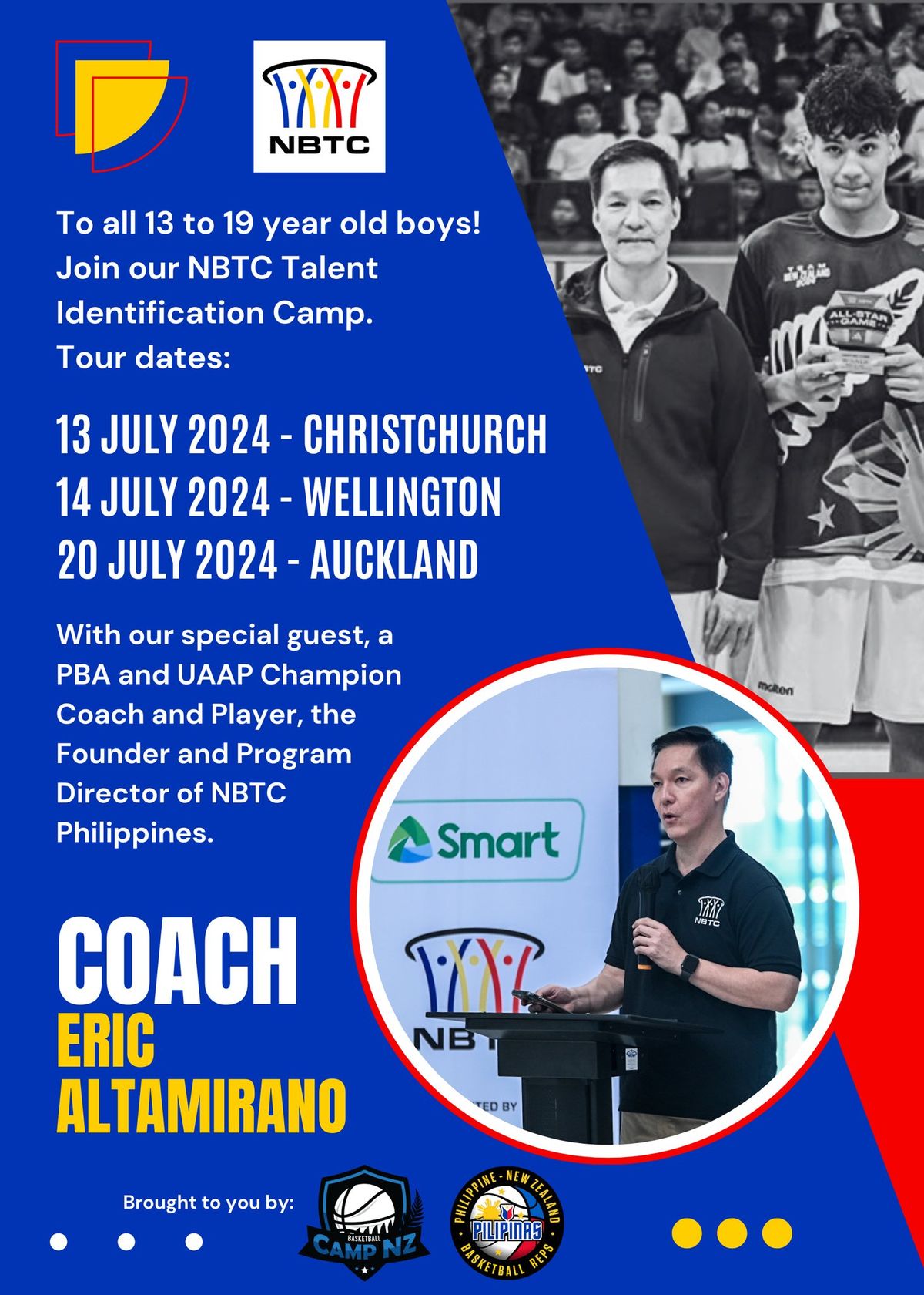 NBTC Talent Identification Camp Tour in Wellington