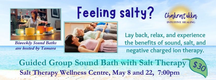 Group Sound Bath with Salt Therapy