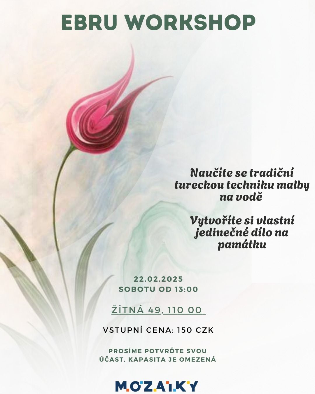 Ebru Workshop - Malba na Vodn\u00ed Hladin\u011b \ud83c\udf0a