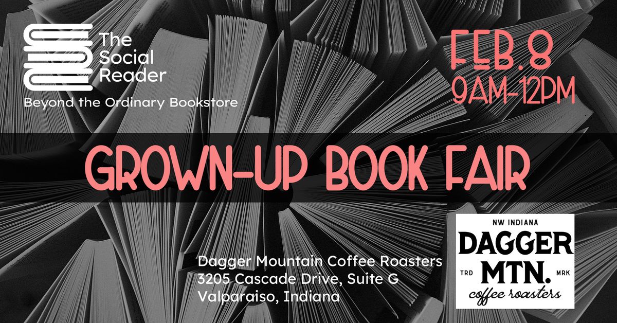 Grown-Up Book Fair at Dagger Mountain Coffee Roasters