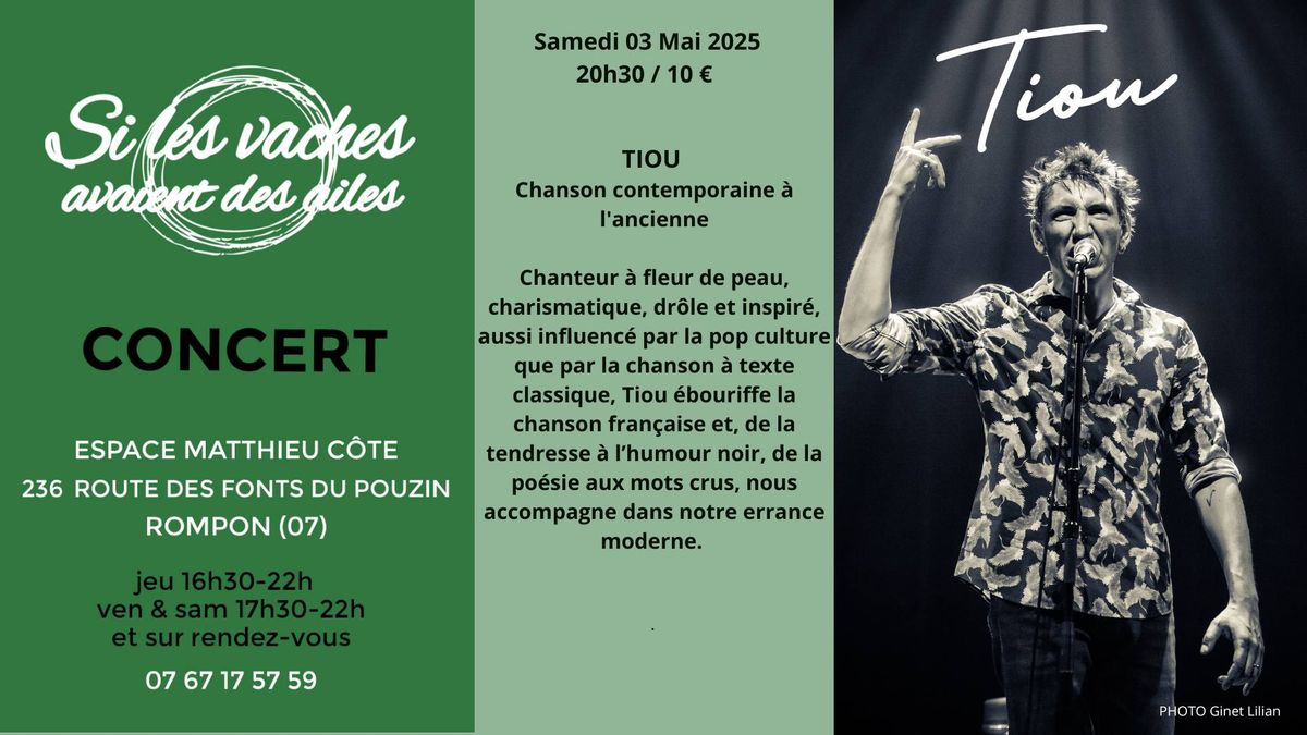 Tiou "Chanson contemporaine \u00e0 l'ancienne"