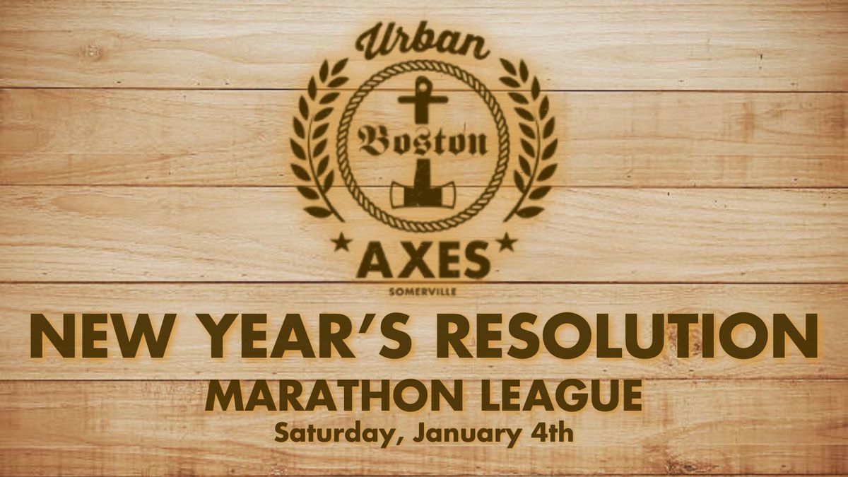 New Year's Resolution Marathon League