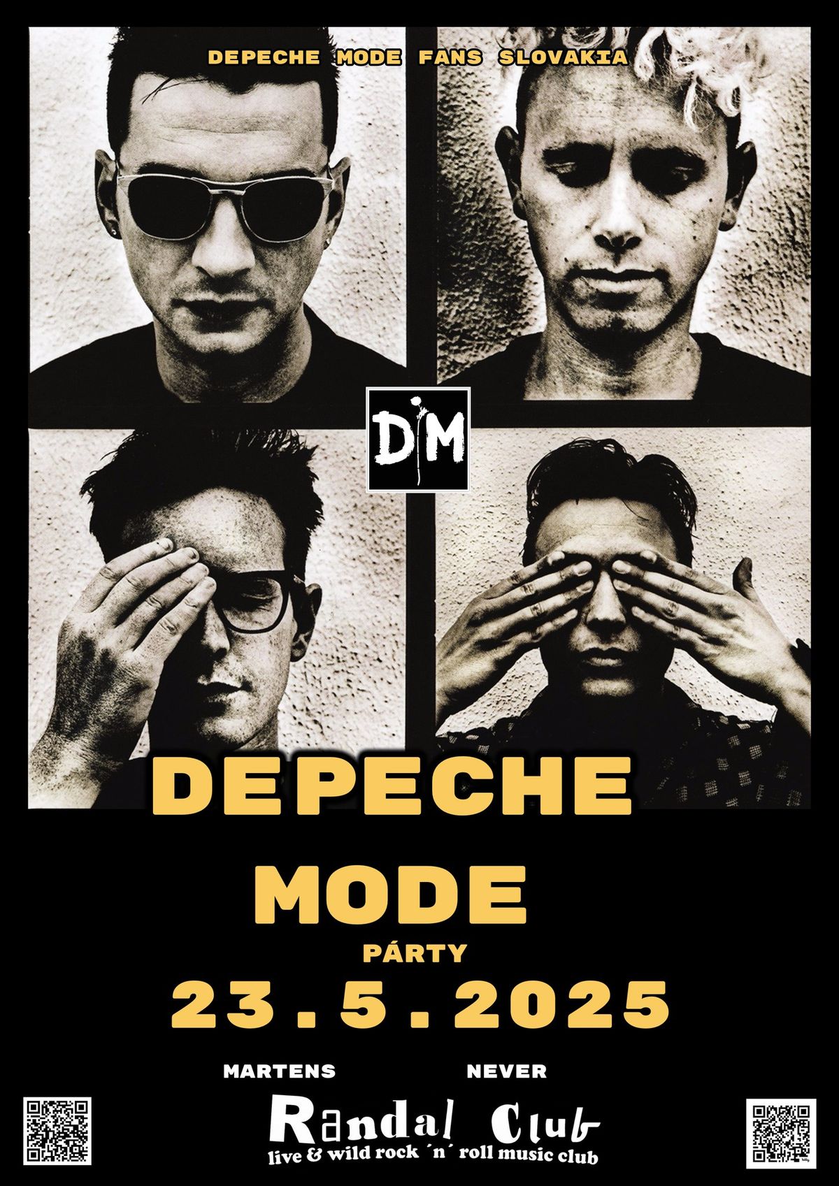 DEPECHE MODE p\u00e1rty Bratislava 