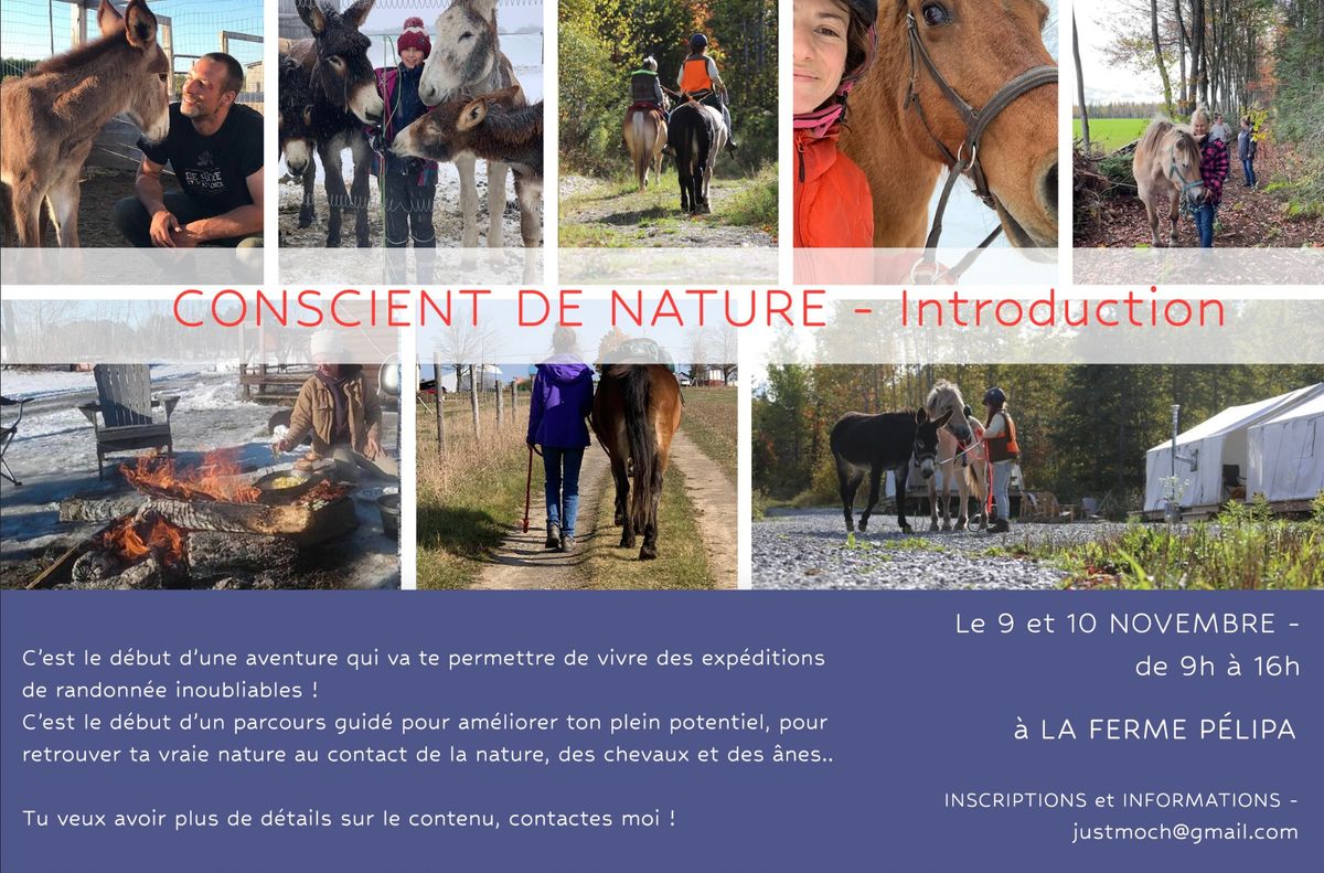 Conscient de nature - Introduction