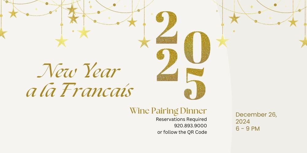 New Year A la Francais Wine Pairing Dinner