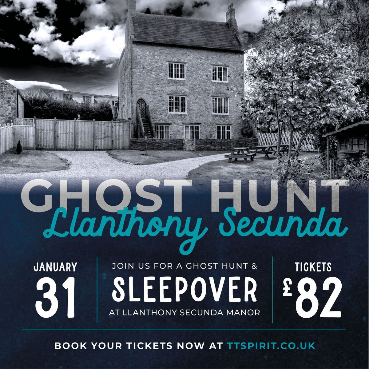 Llanthony Secunda Manor Sleepover Ghost Hunt