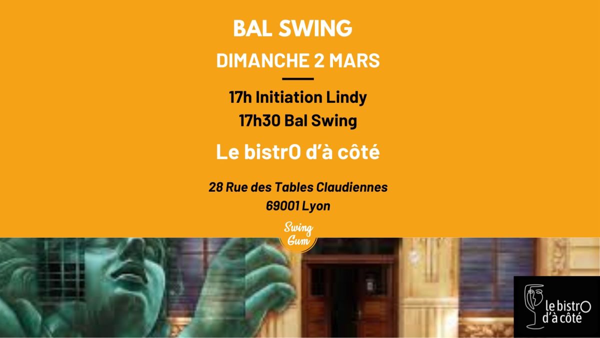 Bal Swing au bistrO d\u2019\u00e0 c\u00f4t\u00e9 