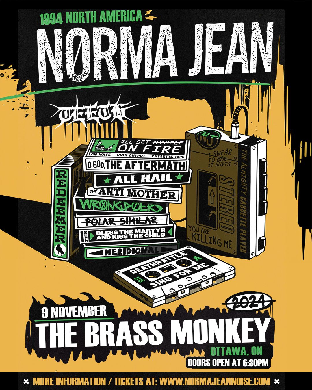 Norma Jean, Teeth & More Live In Ottawa