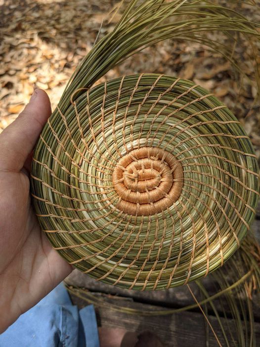Historic Skills Pine Needle Basket Weaving, Wormsloe Historic Site