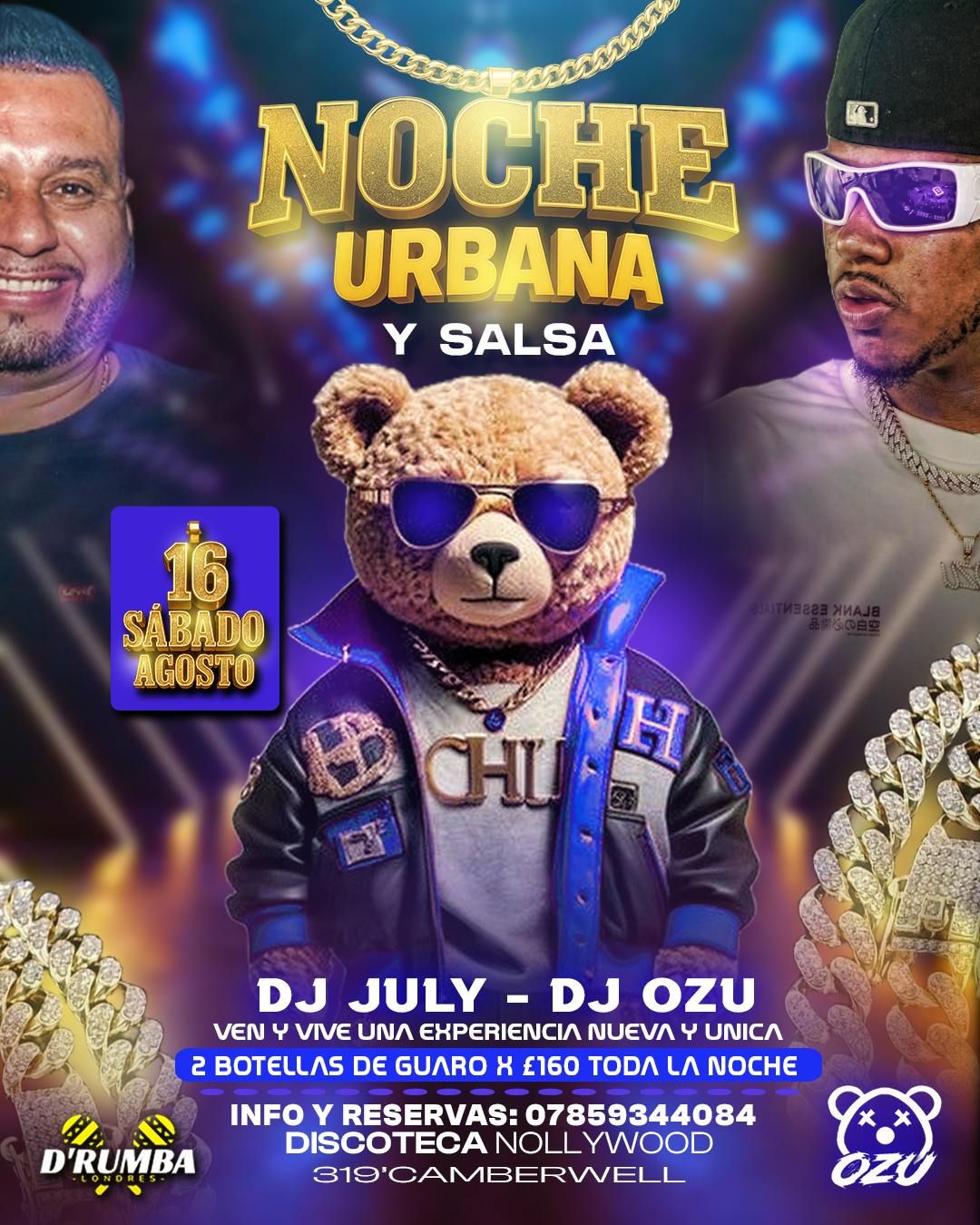 NOCHE URBANA Y SALSA