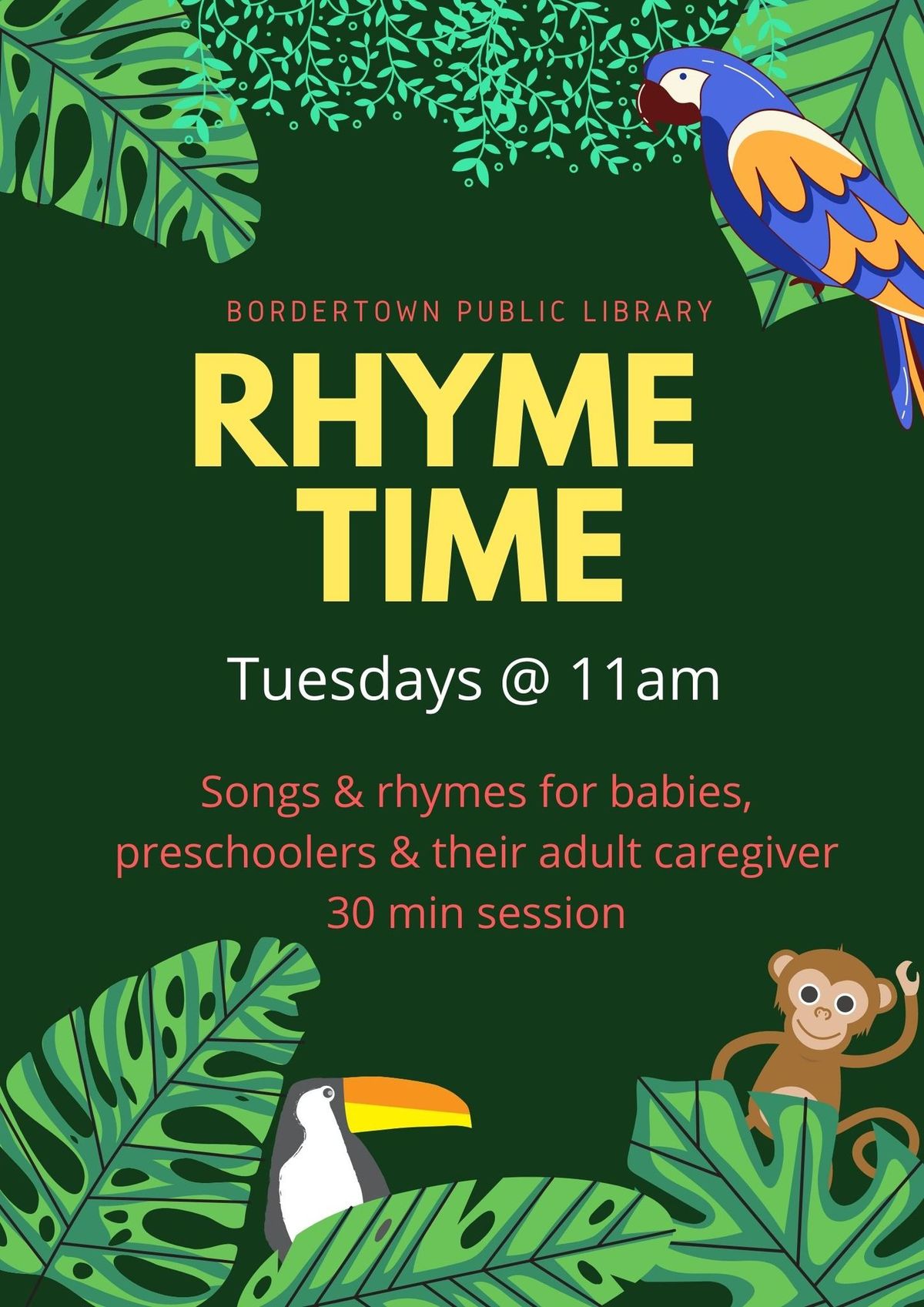 Rhyme Time - Bordertown Library