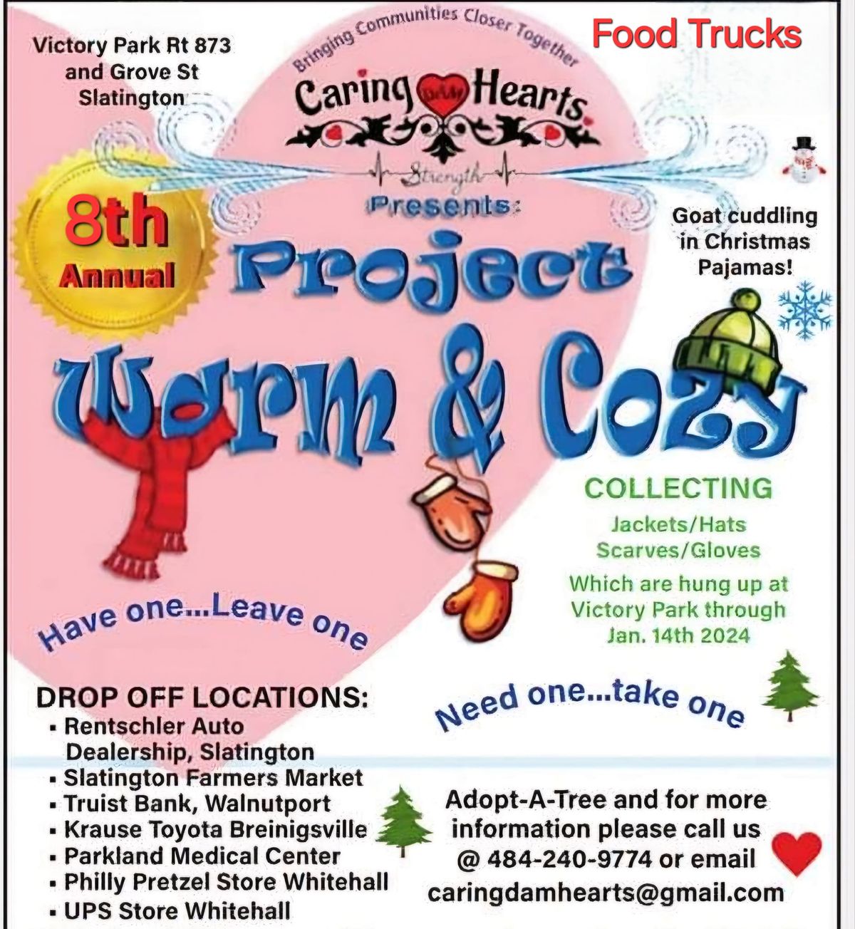 Caring Hearts 8th Annual Project Warm and Cozy