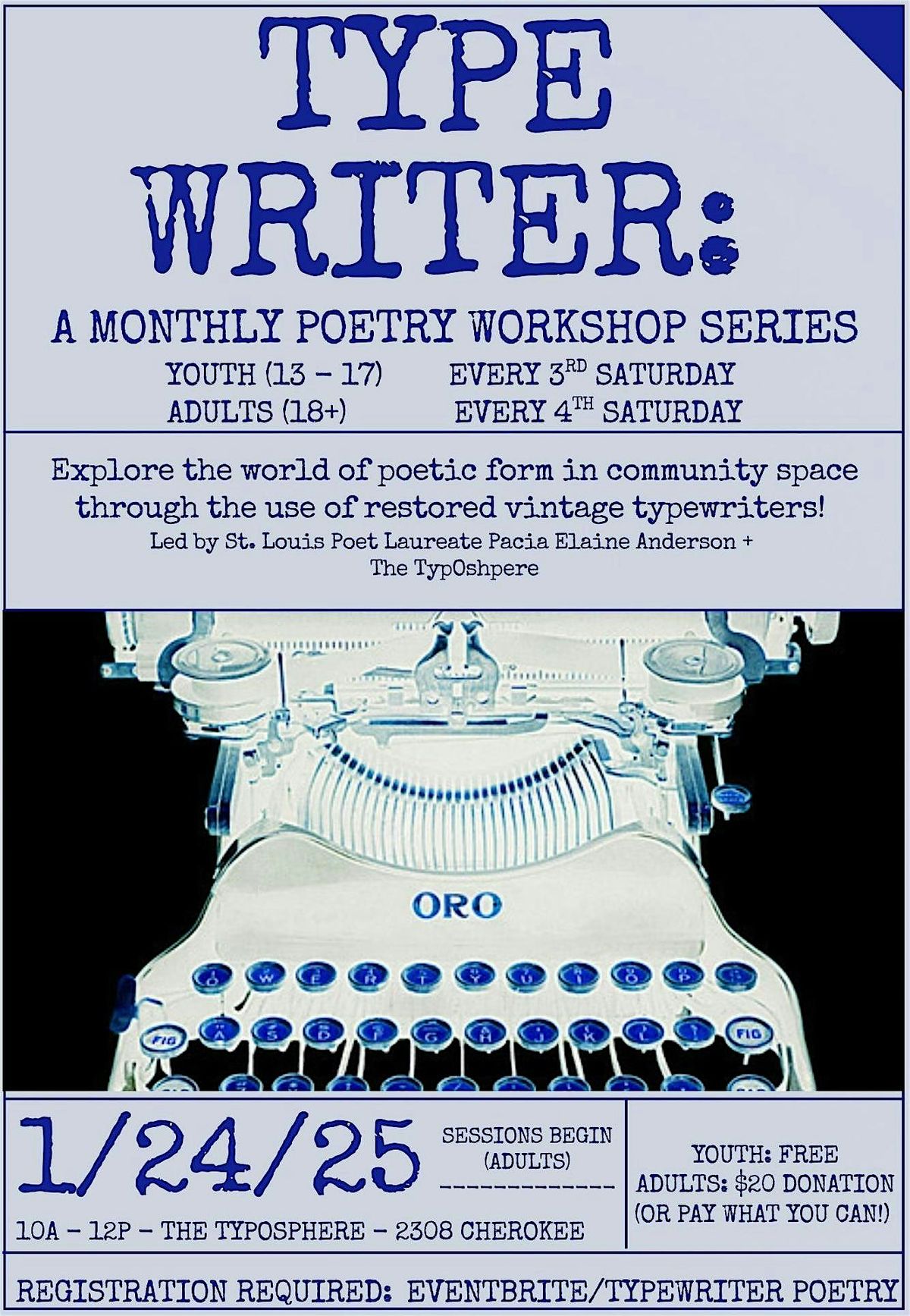 Typewriter Poetry Workshop