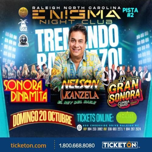 SONORA DINAMITA, NELSON KANZELA Y MAS