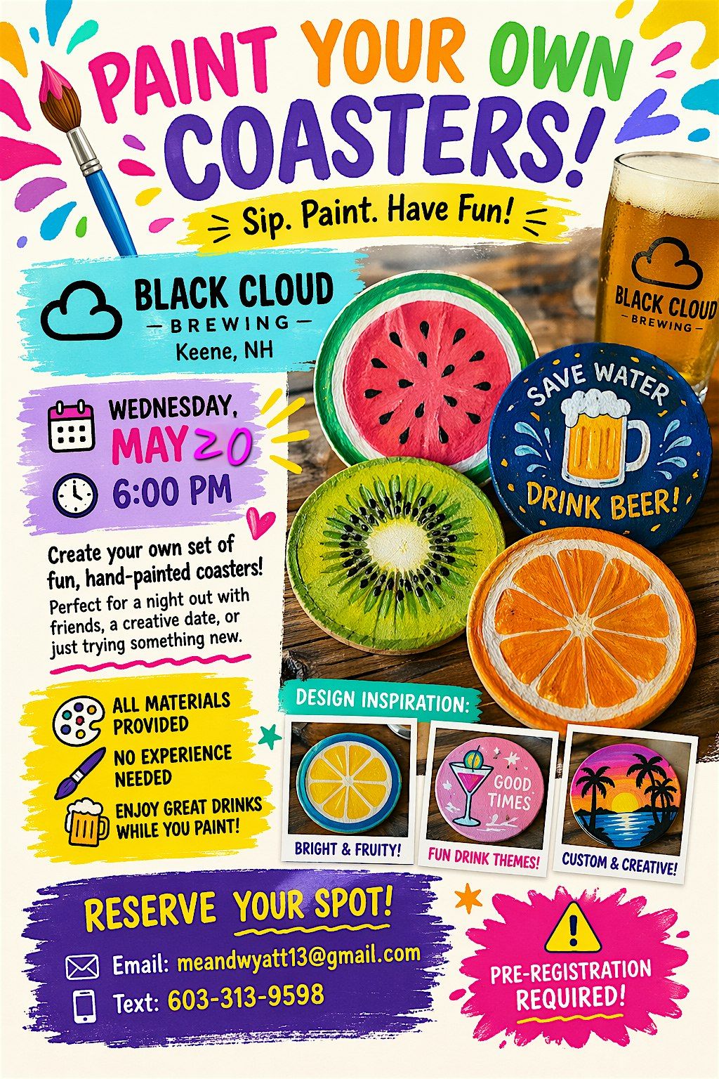 Paint Your Own Coaster