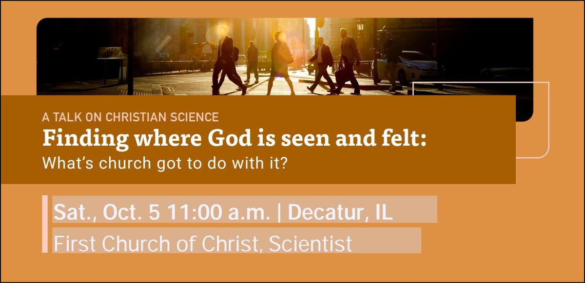 Finding where God is seen and felt: What's church got to do with it?