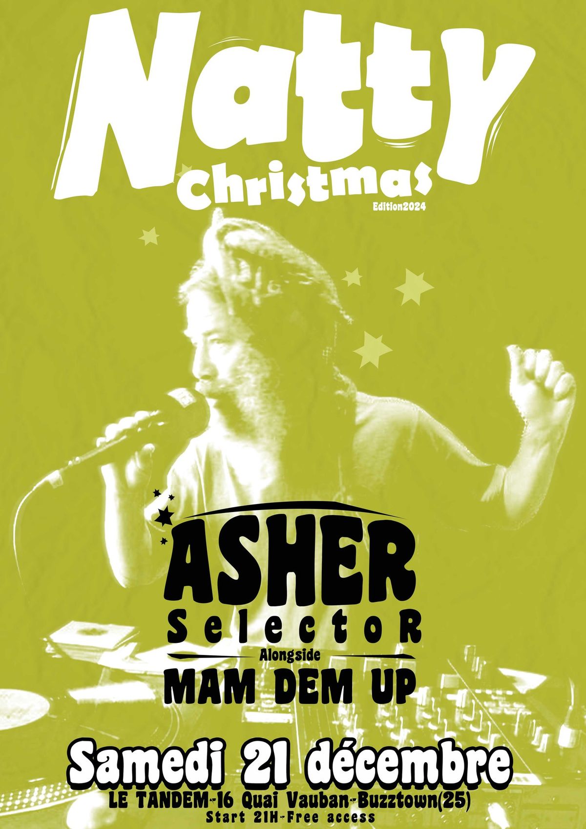 Natty Christmas 2024 - Asher Selector et Mam Dem Up