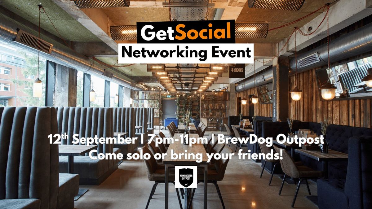 GETSOCIAL NETWORKING EVENT @ BREWDOG OUTPOST