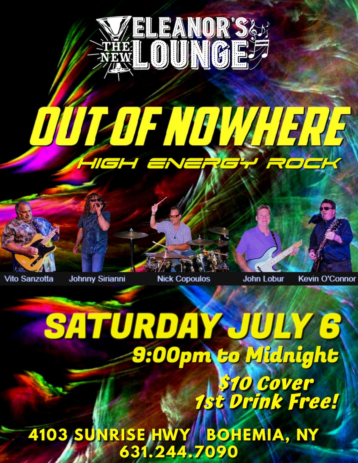 Out of Nowhere - Live at Eleanors!