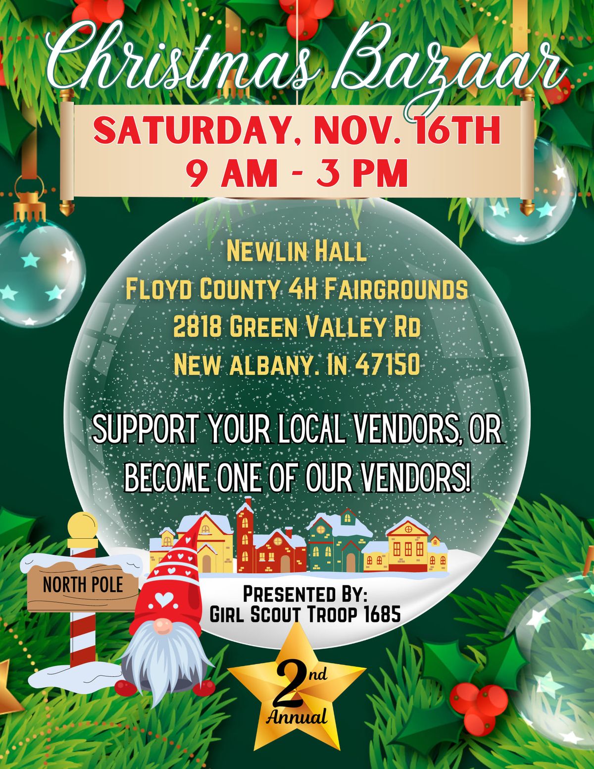 Christmas Bazaar at the Fairgrounds