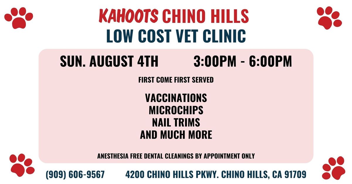 Low Cost Vet Clinic