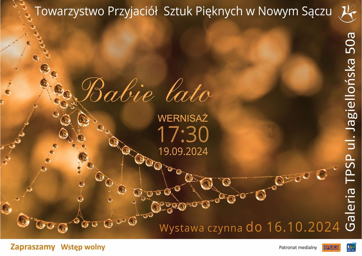 Wernisa\u017c Wystawy Zbiorczej pt "BABIE LATO" 19.09.2024 GODZ. 17.30