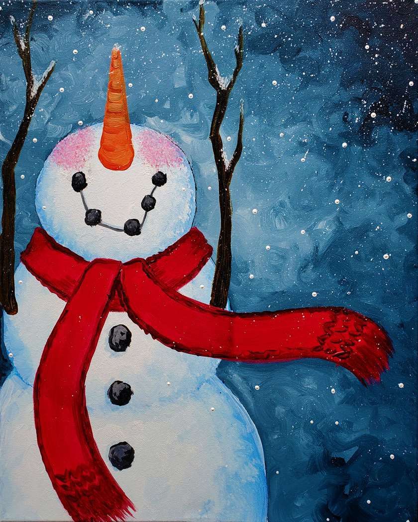 Snowman Dream-Paint Party