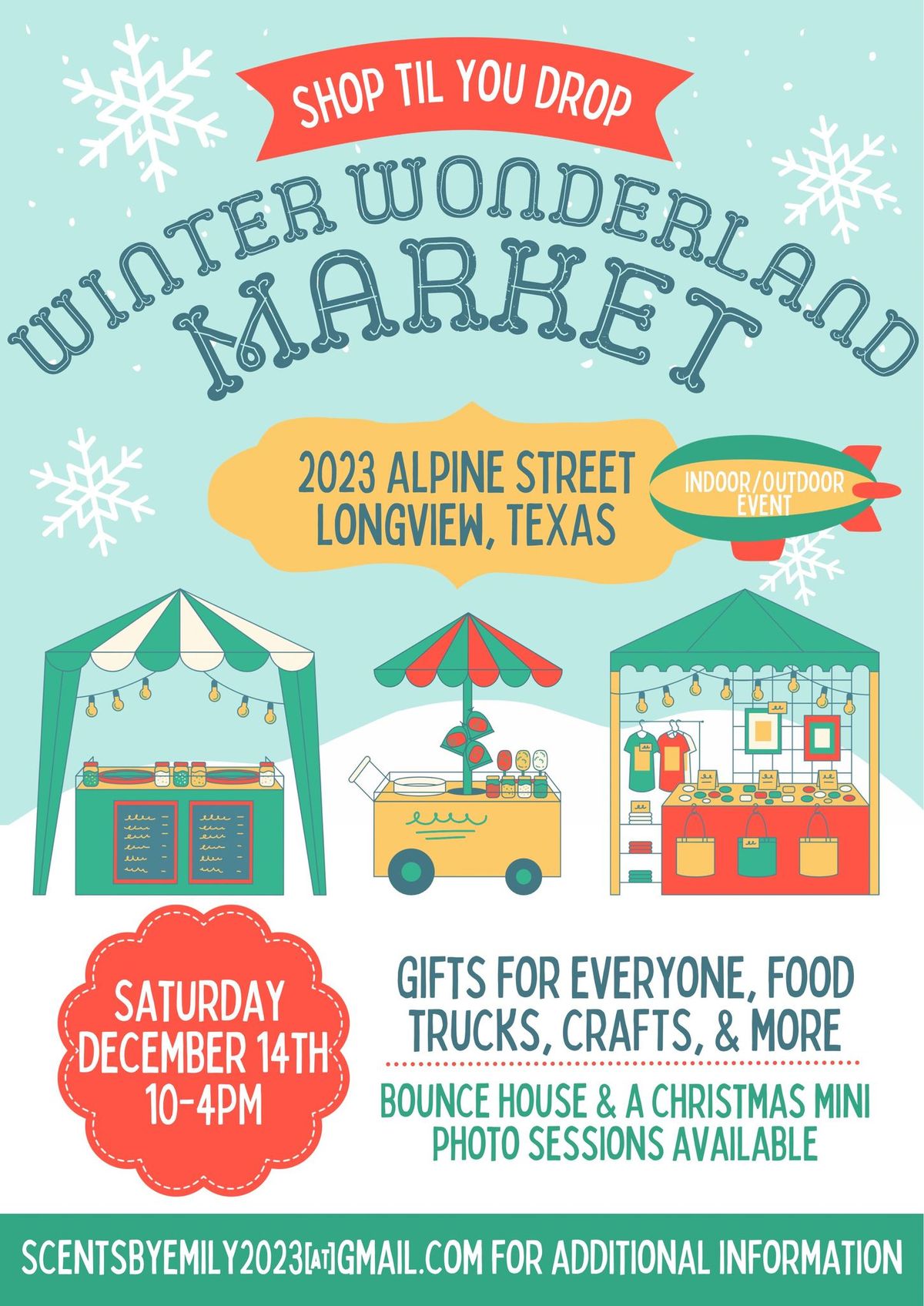 Winter Wonderland- Shop Til You Drop Quarterly Vendor Show- Hosted by Scents by Emily