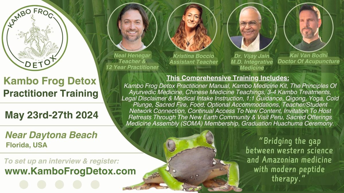 Florida Kambo Frog Detox Facilitator Training 