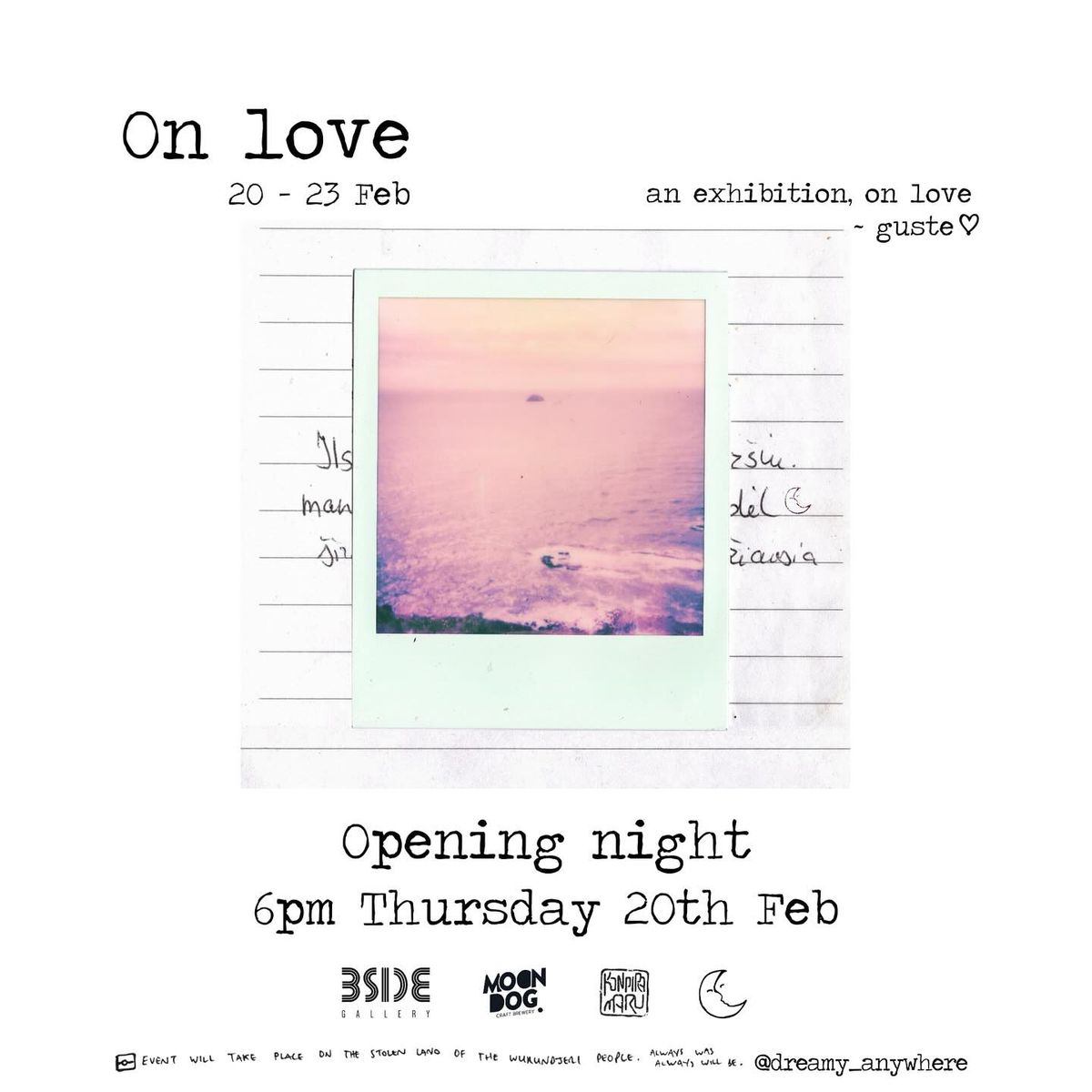 'On love' exhibition at Bside gallery