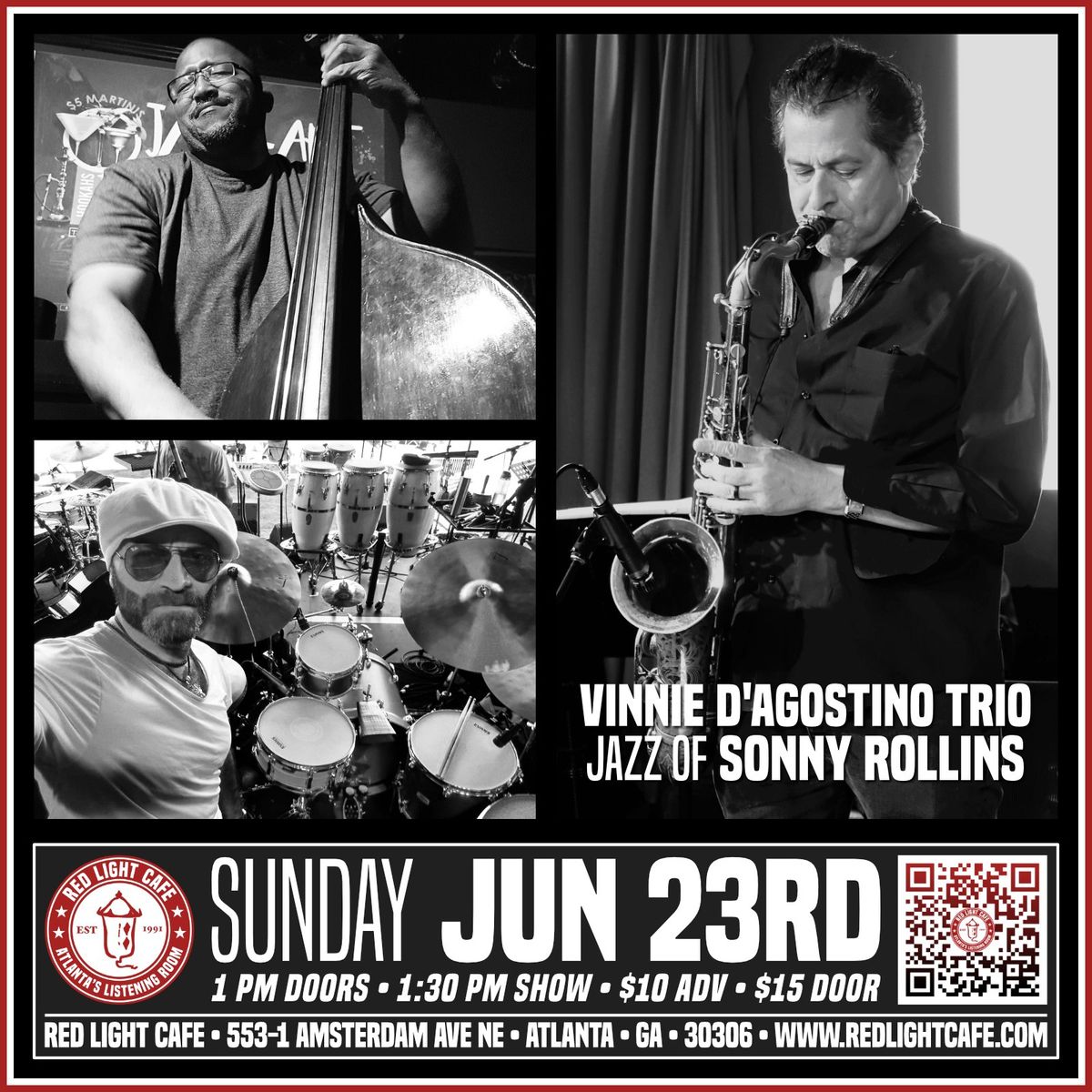 Vinnie D\u2019Agostino Trio presents Jazz of Sonny Rollins