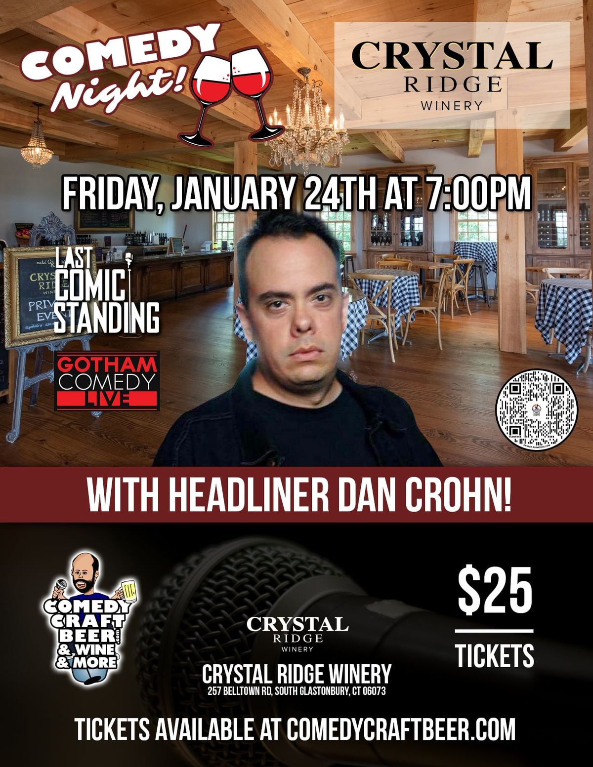 Comedy Night at Crystal Ridge Winery