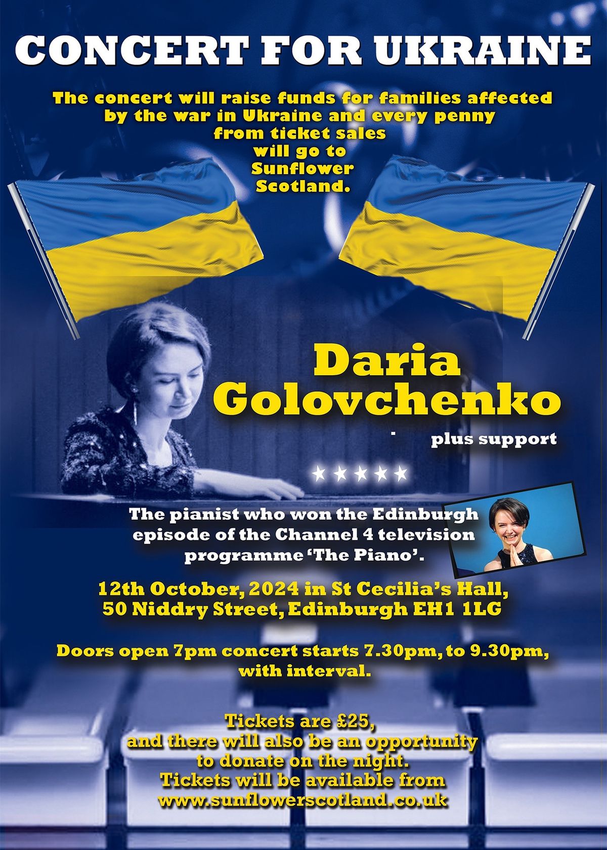 Daria Golovchenko \u2013 Concert For Ukraine 12th October 2024