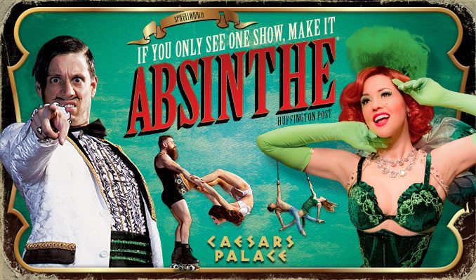 Absinthe at Spiegeltent at Caesars Palace, Las Vegas, NV