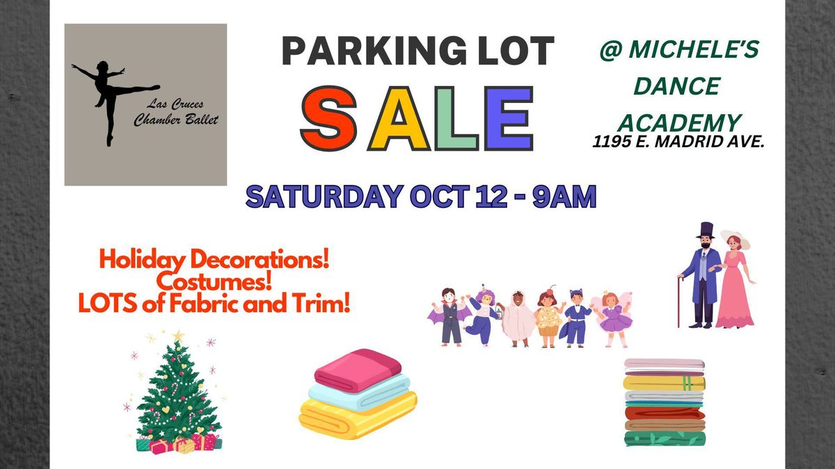 PARKING LOT RUMMAGE SALE!