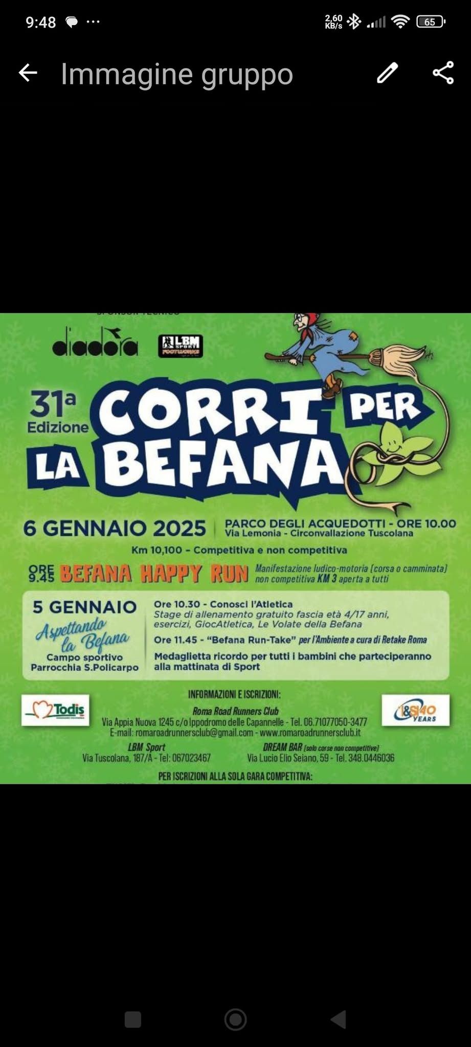 Corri per la Befana